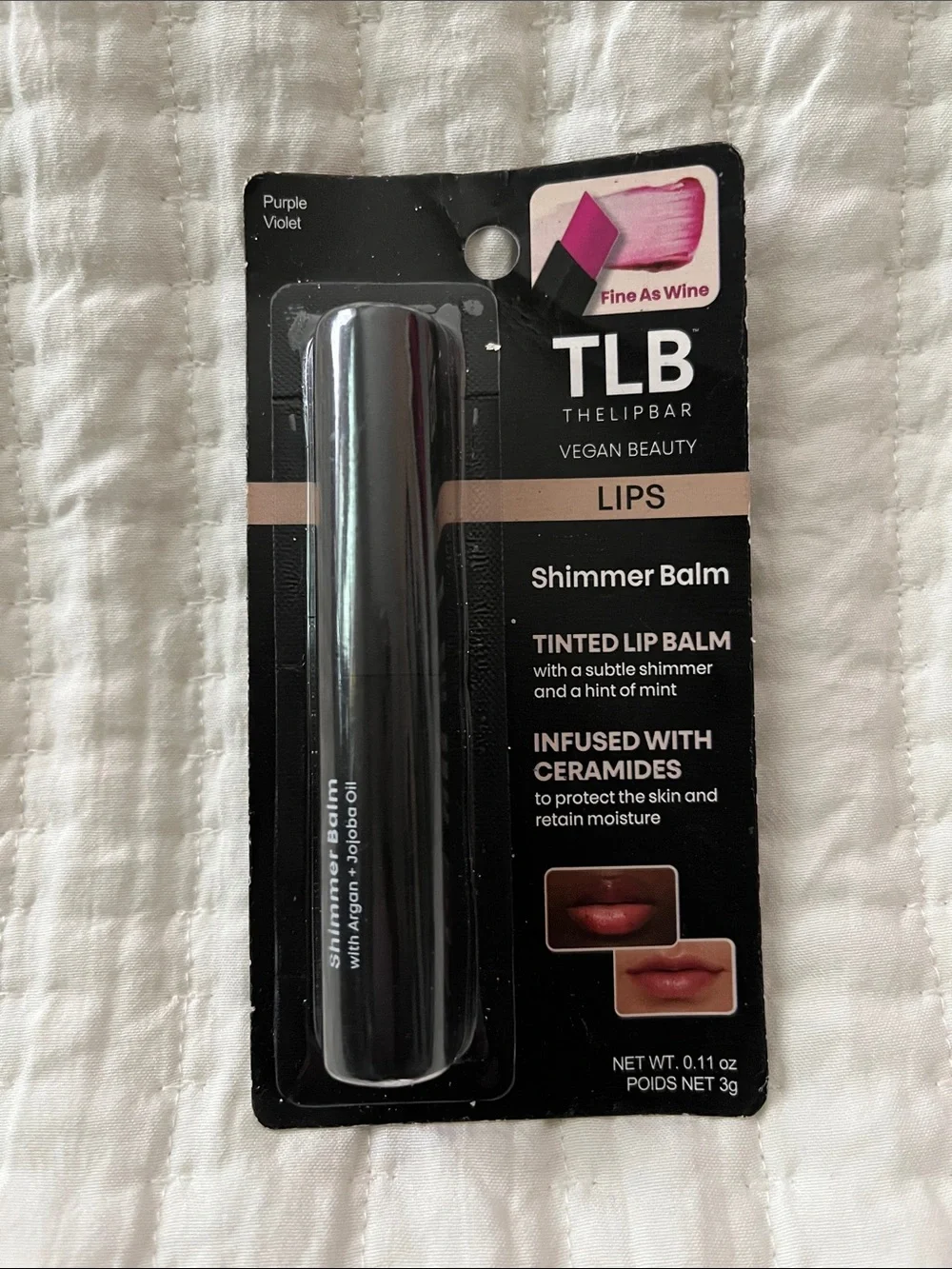 The Lip Bar Shimmer Balm Tinted Lip Balm - Purple (Fine As Wine)